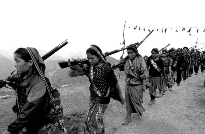 Nepal women guerillas